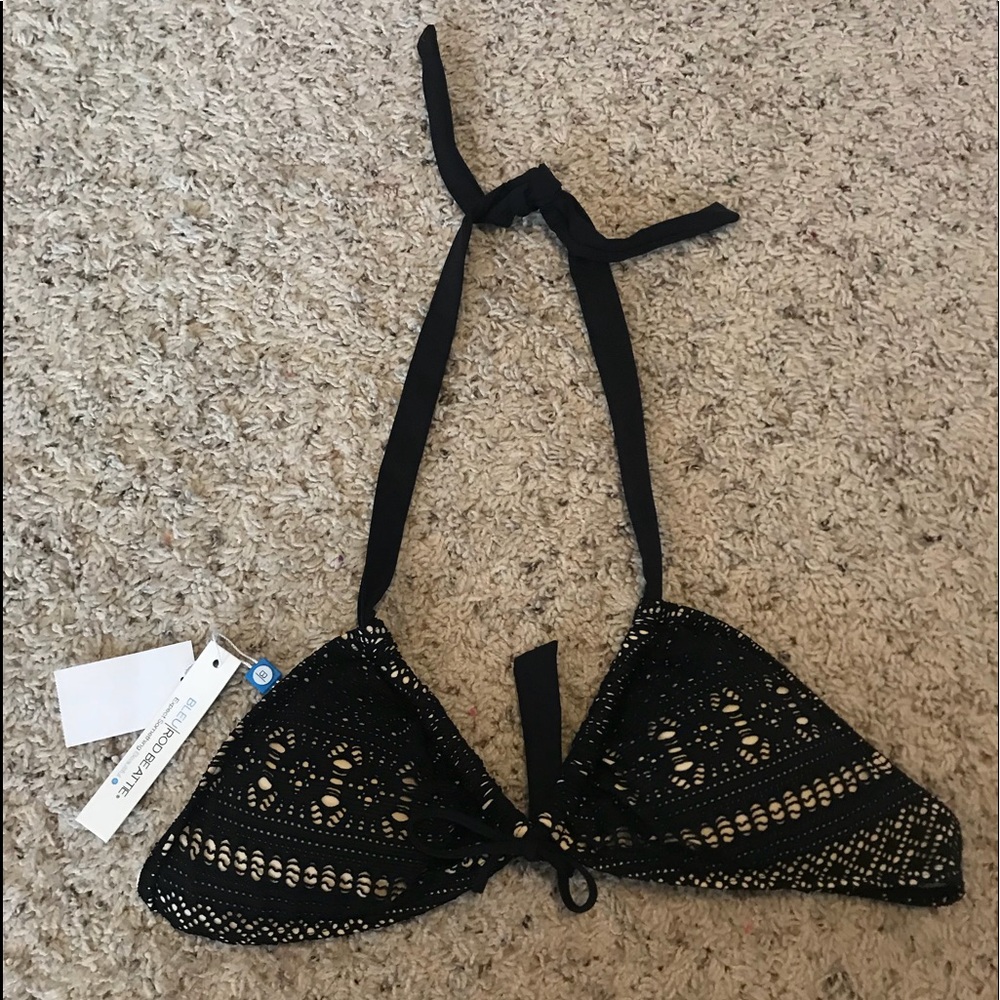 Bleu Rod Beattie Black/Nude Bikini Top